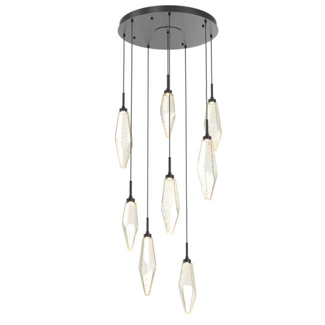 Rock Crystal Cluster Round Chandelier - Richardrider