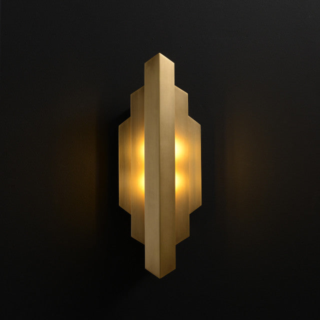 Luker Wall Sconce Brass - Richardrider