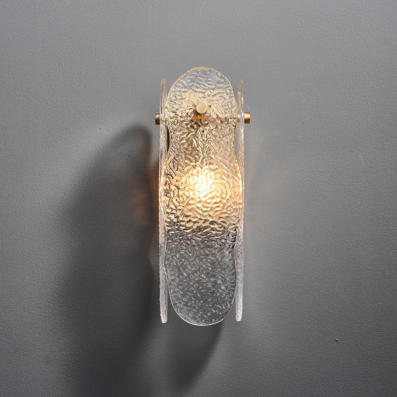 Ice Sculpture Glass Wall Sconce - Richardrider