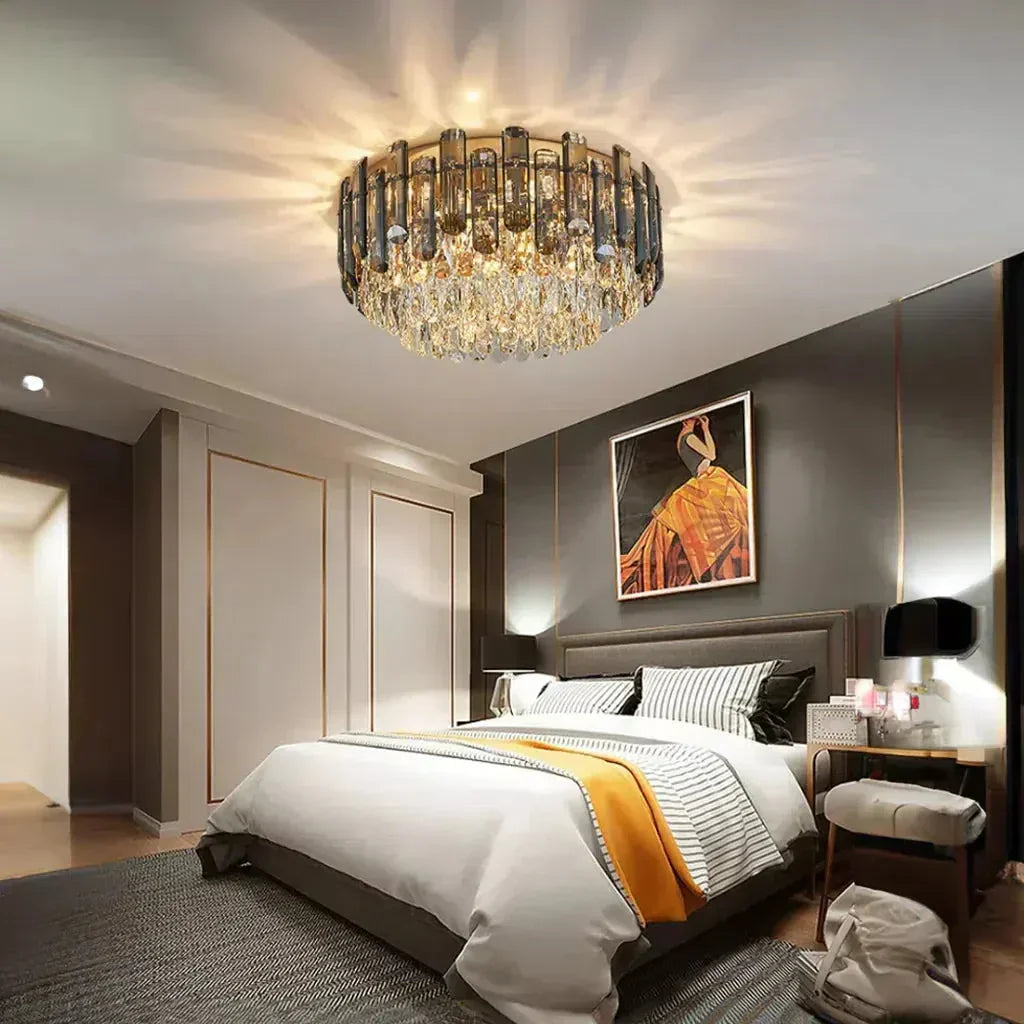 Arina Luxury Round Crystal Chandelier 31" - Richardrider