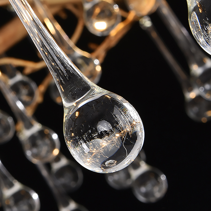 Iris Raindrop Clear Crystal Ring Branch Chandelier - Richardrider