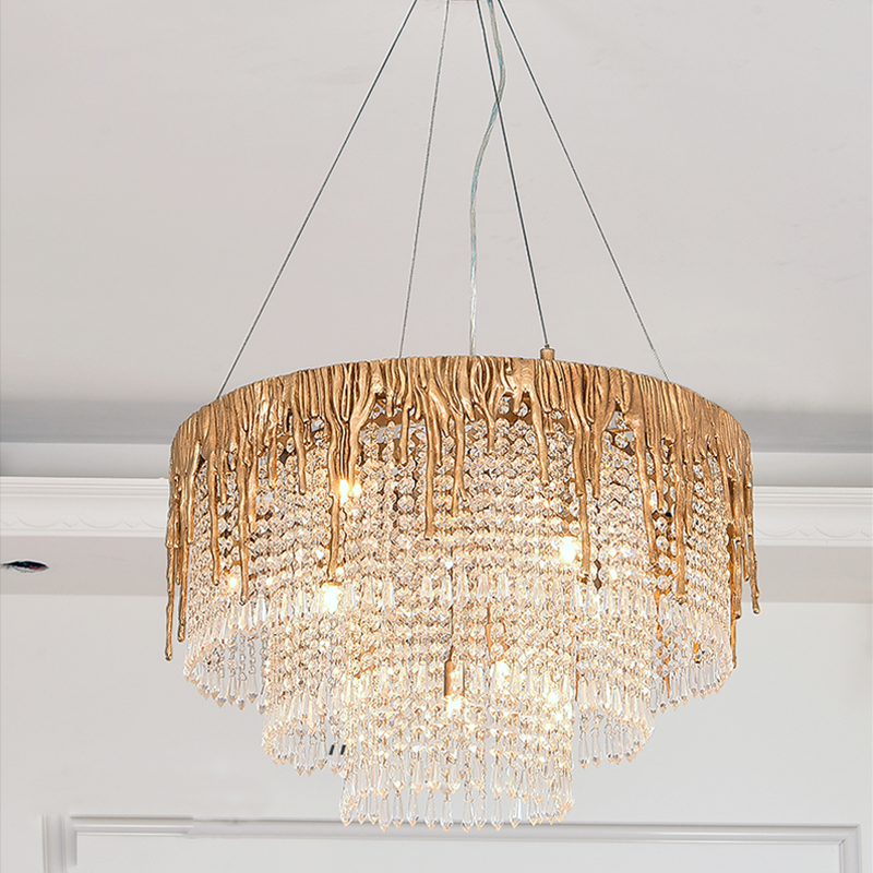 Round Multiple Tier Crystal Chandelier - Richardrider