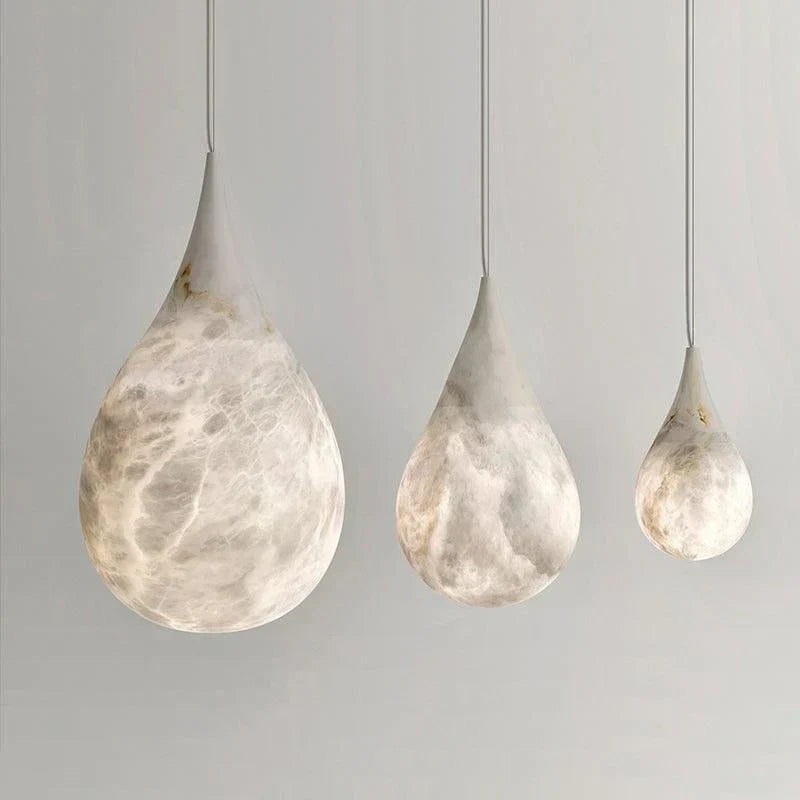 Alabaster Rain Pendant Lighting, Dining Table Pendant - Richardrider