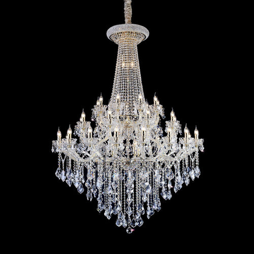 Extra Large French Candle Crystal Branch Chandelier for Foyer and Staircase - Richardrider