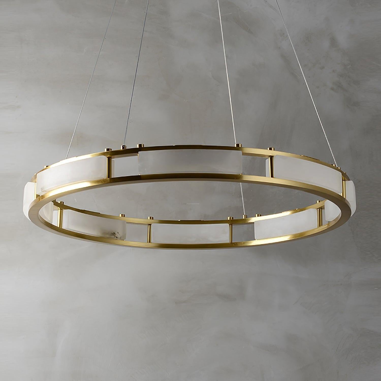 Qatar Alabaster Round Chandelier - Richardrider
