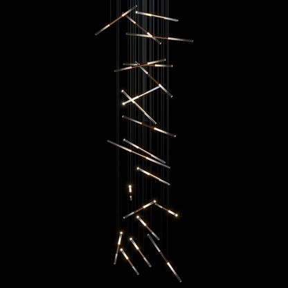 Linear Rod Scatter Pendant