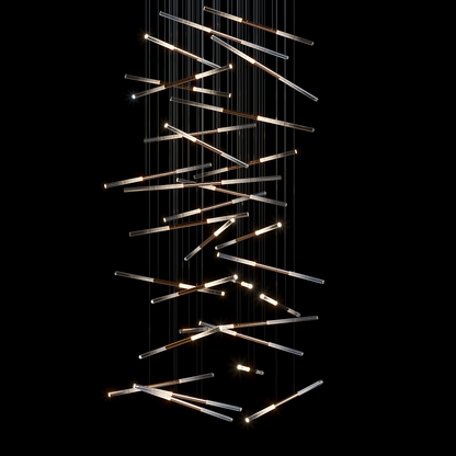 Linear Rod Scatter Pendant