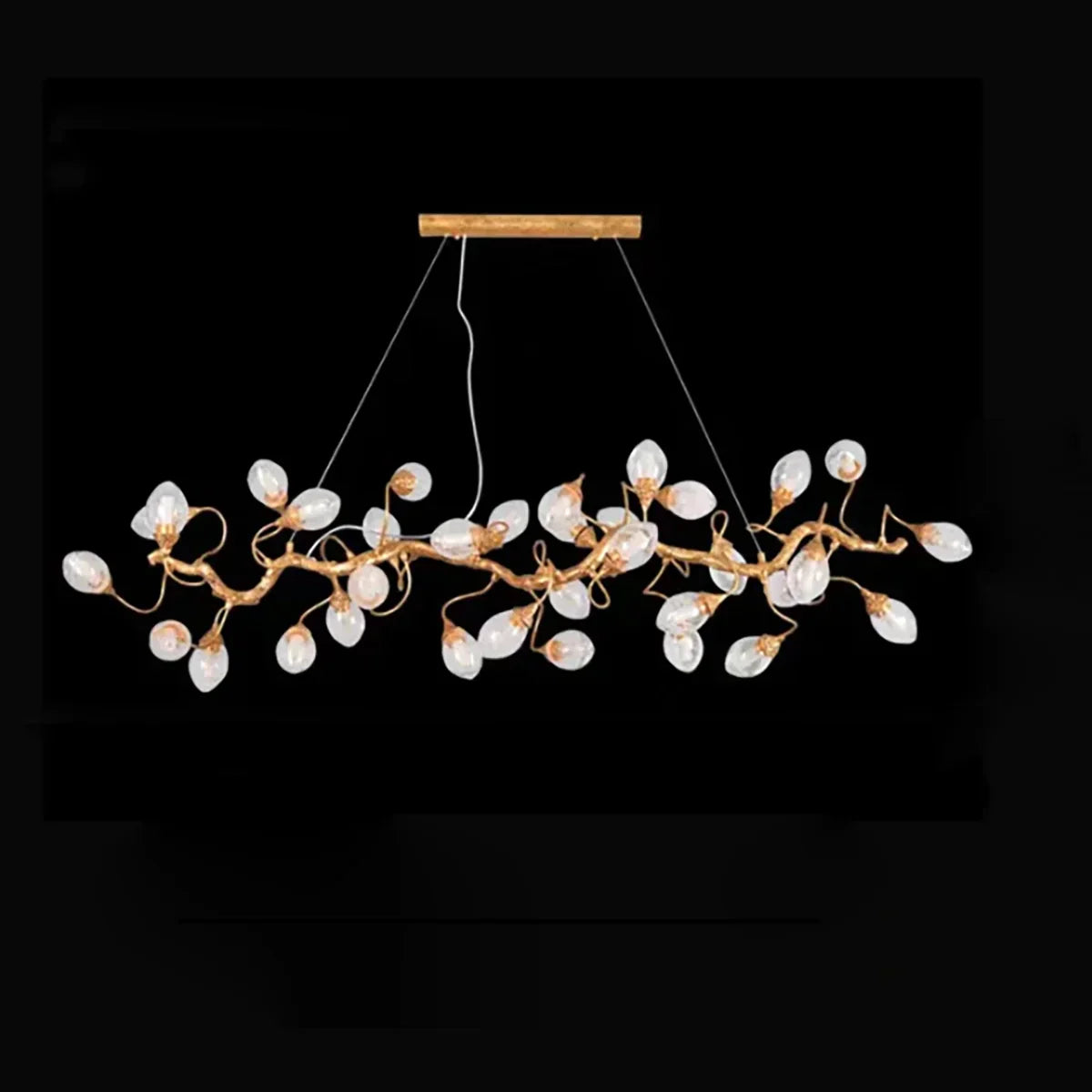 Art Clear Elegance Bubble Branch Linear Chandelier - Richardrider
