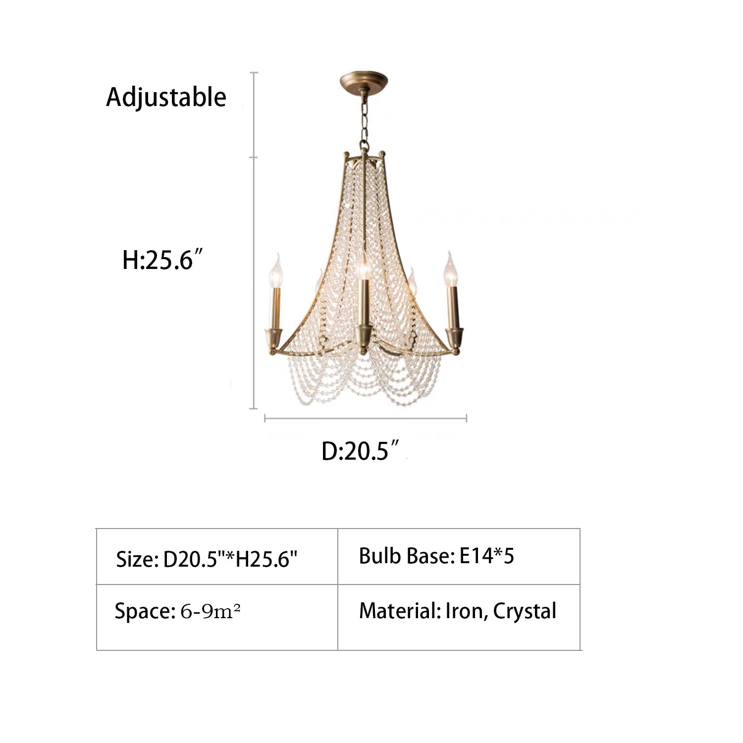 Extra Large European Crystal Beaded Chandelier Candle Light for Stairs / Duplex / Villa - Richardrider