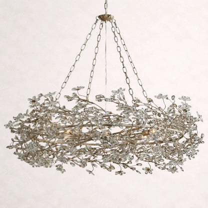 Fiore Crown Chandelier 32"