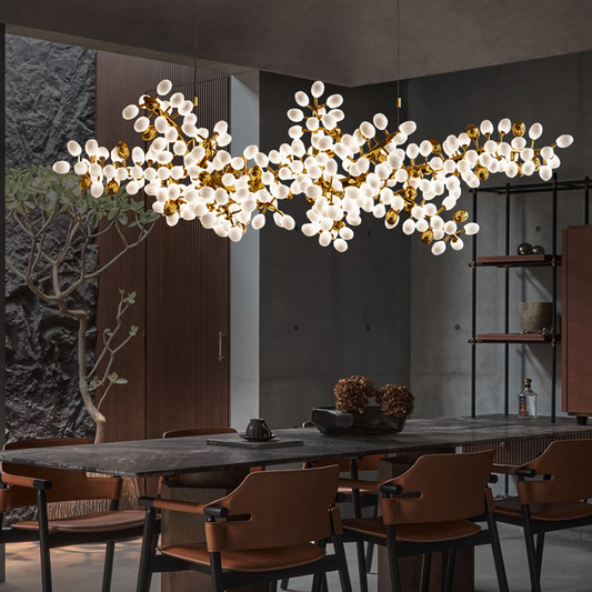 Modern Artistic Linear Elegant Grape Extra Large Chandelier - Richardrider