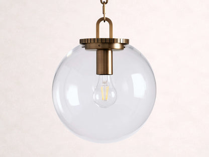 Wescott Globe Pendant with Chain