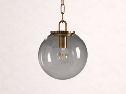 Wescott Globe Pendant with Chain