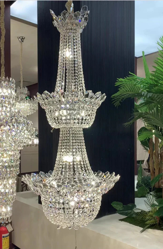 Luxury Empire Branch Crystal Chandelier Pendant Light for Entryway and Foyer - Richardrider