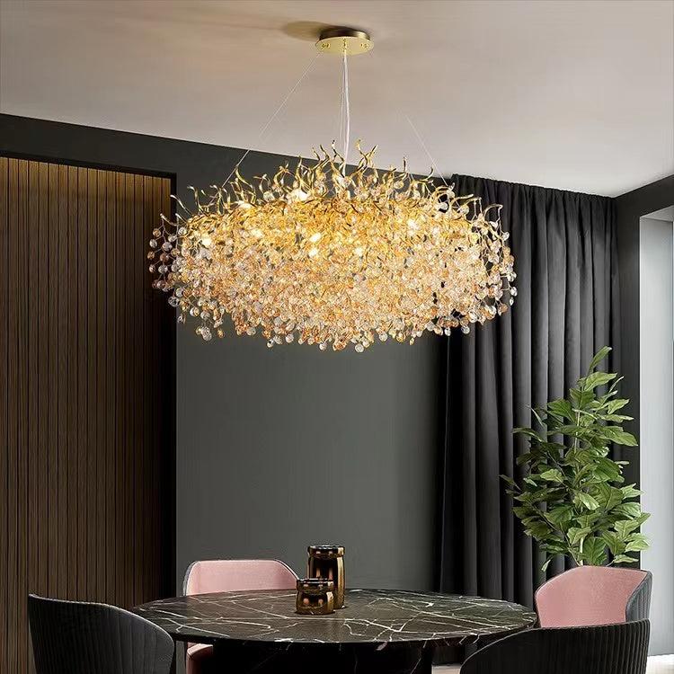 New Modern Light Luxury Branch Crystal Chandelier for Dining /Living Room - Richardrider