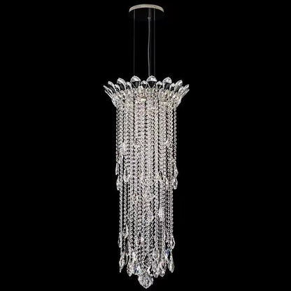 Extra Large Light Luxury Stairwell Crystal Tassel Chandelier for Staircase/High Floor Hall/Loft - Richardrider