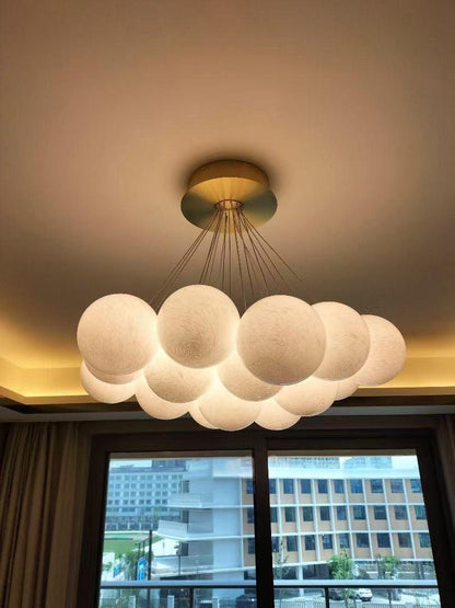 Alabaster Anne Globe Art Pendant Light - Richardrider