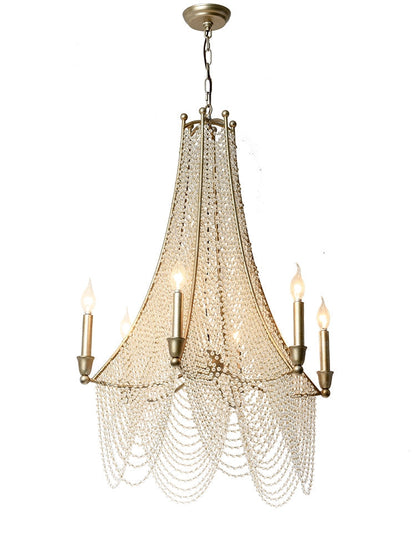 Extra Large European Crystal Beaded Chandelier Candle Light for Stairs / Duplex / Villa - Richardrider