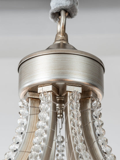 Light Luxury Nordic Vintage Candle Iron Lantern Chandelier for Living / Dining Room / Bedroom
