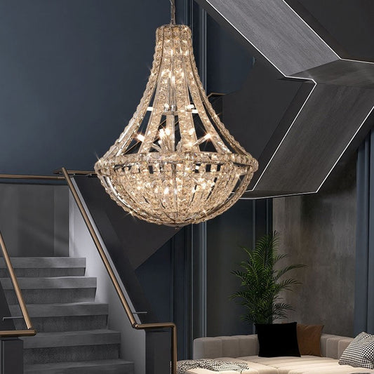 Extra Large Luxury and Elegant Crystal Chandelier for Living Room/Staircase/Foyer/Villa/Duplex Hall - Richardrider