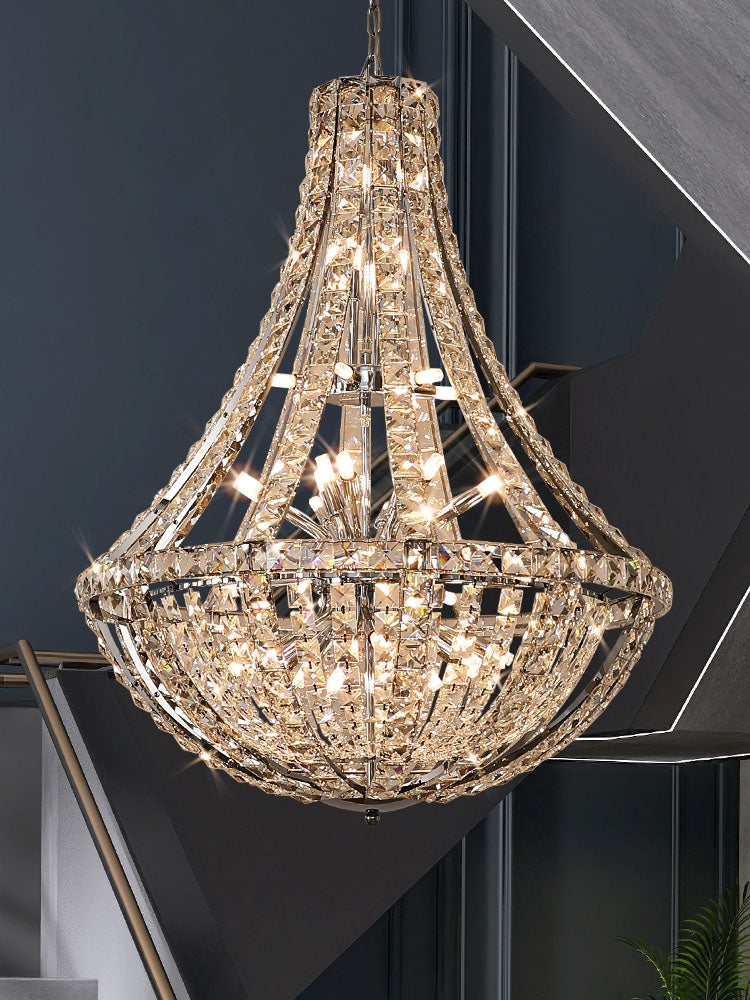 Extra Large Luxury and Elegant Crystal Chandelier for Living Room/Staircase/Foyer/Villa/Duplex Hall - Richardrider