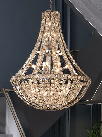 Extra Large Luxury and Elegant Crystal Chandelier for Living Room/Staircase/Foyer/Villa/Duplex Hall - Richardrider
