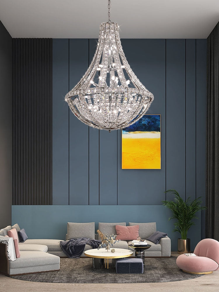 Extra Large Luxury and Elegant Crystal Chandelier for Living Room/Staircase/Foyer/Villa/Duplex Hall - Richardrider