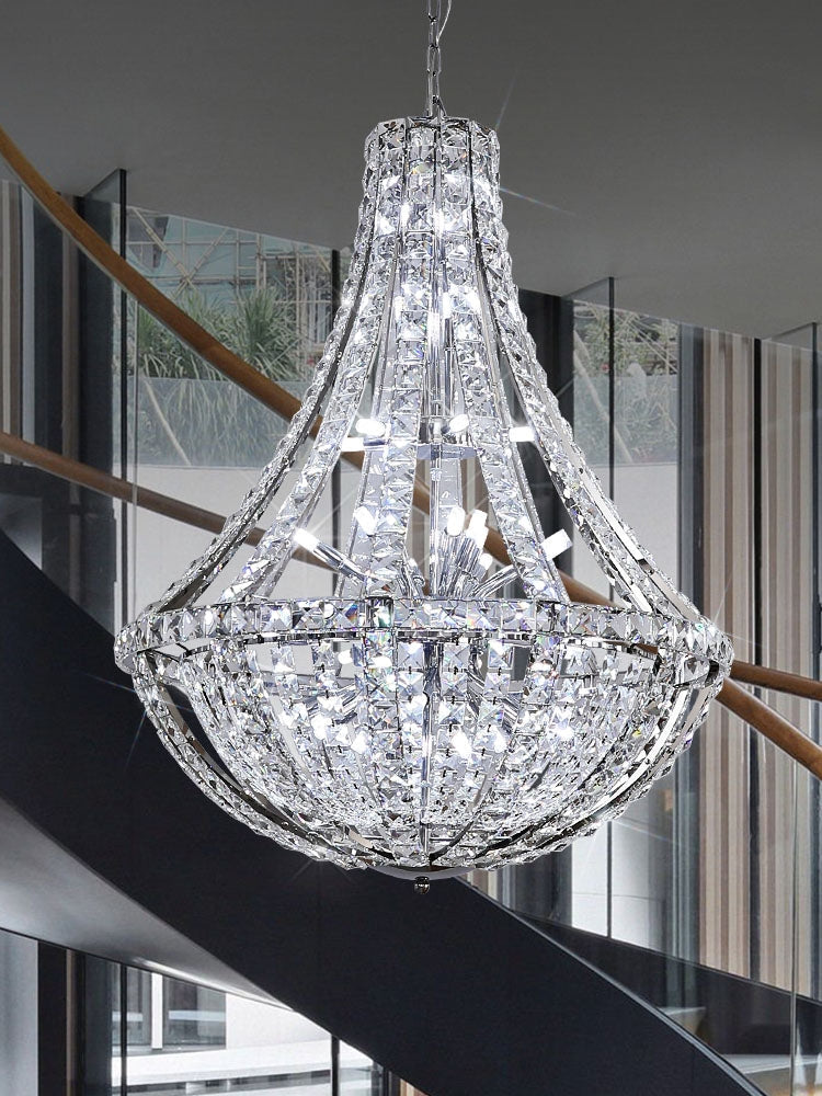 Extra Large Luxury and Elegant Crystal Chandelier for Living Room/Staircase/Foyer/Villa/Duplex Hall - Richardrider