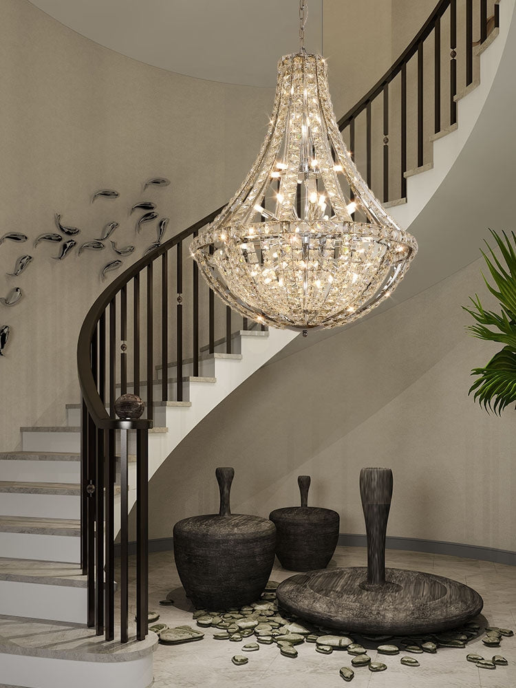 Extra Large Luxury and Elegant Crystal Chandelier for Living Room/Staircase/Foyer/Villa/Duplex Hall - Richardrider