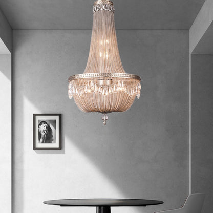 Oversize Modern Metal Art Luxury Crystal Chandelier for Duplex Hall/Staircase/Villa/Foyer - Richardrider