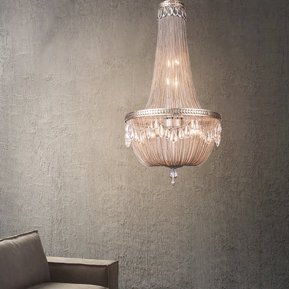 Oversize Modern Metal Art Luxury Crystal Chandelier for Duplex Hall/Staircase/Villa/Foyer - Richardrider