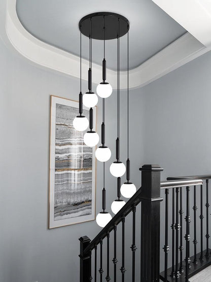 Extra Large Nordic Minimalist Long Pendant Light for Spiral Staircase/High-ceiling Room - Richardrider
