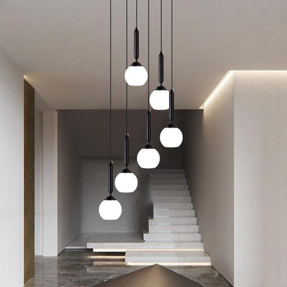 Extra Large Nordic Minimalist Long Pendant Light for Spiral Staircase/High-ceiling Room - Richardrider