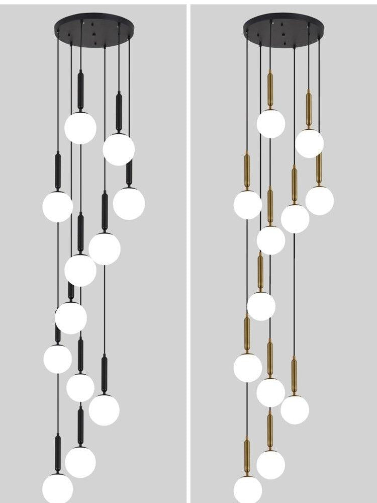 Extra Large Nordic Minimalist Long Pendant Light for Spiral Staircase/High-ceiling Room - Richardrider