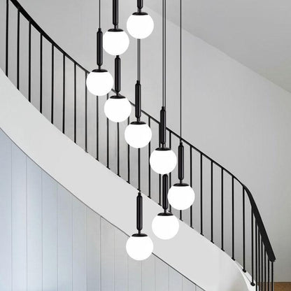 Extra Large Nordic Minimalist Long Pendant Light for Spiral Staircase/High-ceiling Room - Richardrider