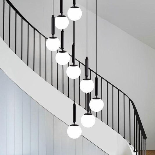 Extra Large Nordic Minimalist Long Pendant Light for Spiral Staircase/High-ceiling Room - Richardrider