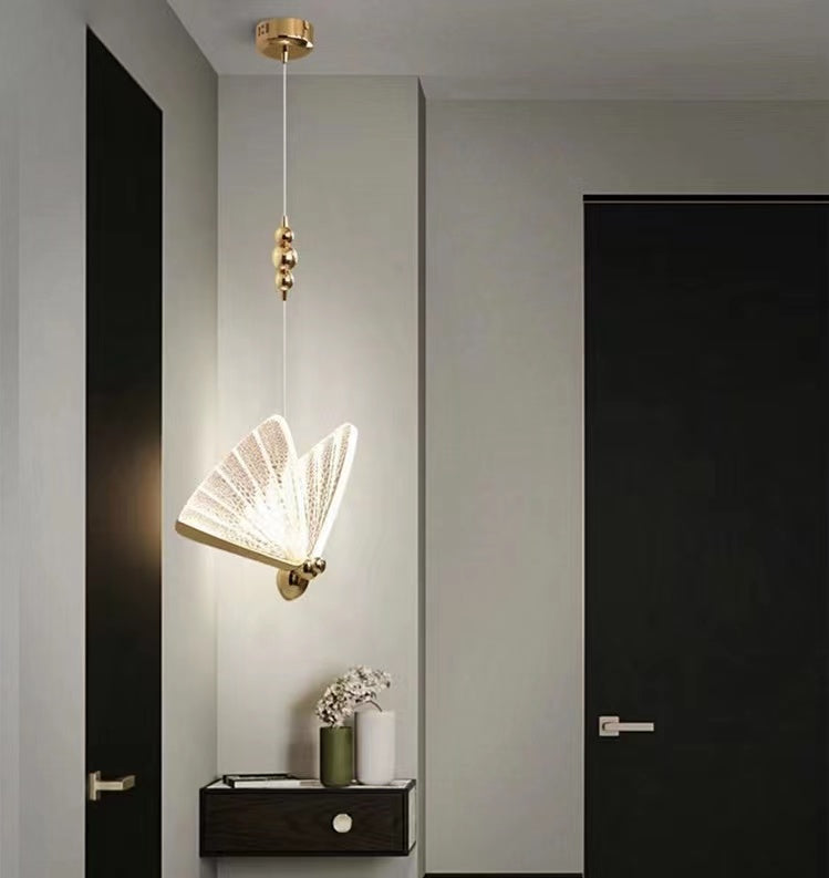 Extra Large Light Luxury Art Butterfly Pendant Chandelier for Bedroom/Dining Room/Staircase