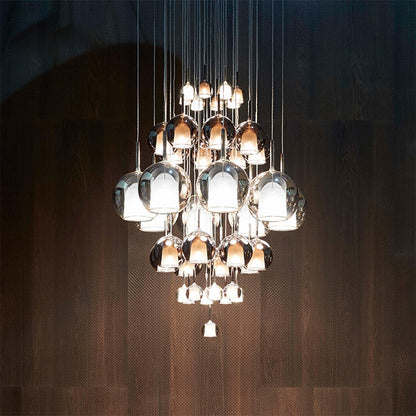 Nordic Bubble Glass Pendant Chandelier for Living Room/Bedside/Dining Room