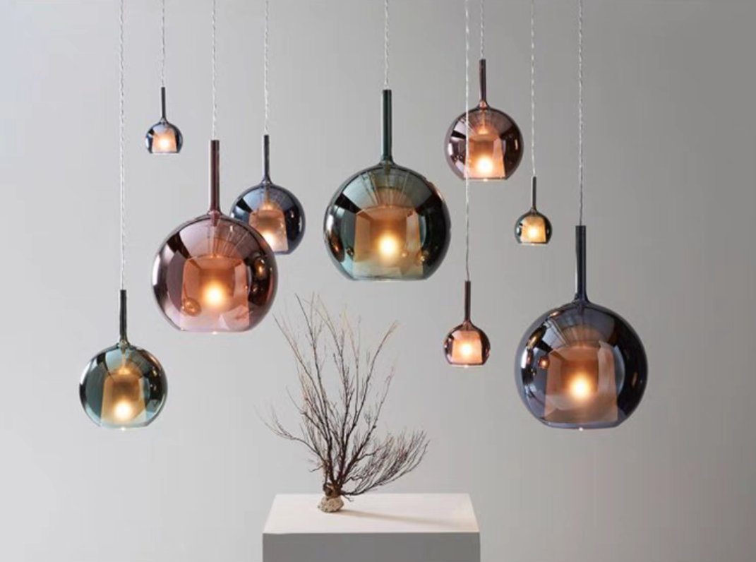 Nordic Bubble Glass Pendant Chandelier for Living Room/Bedside/Dining Room
