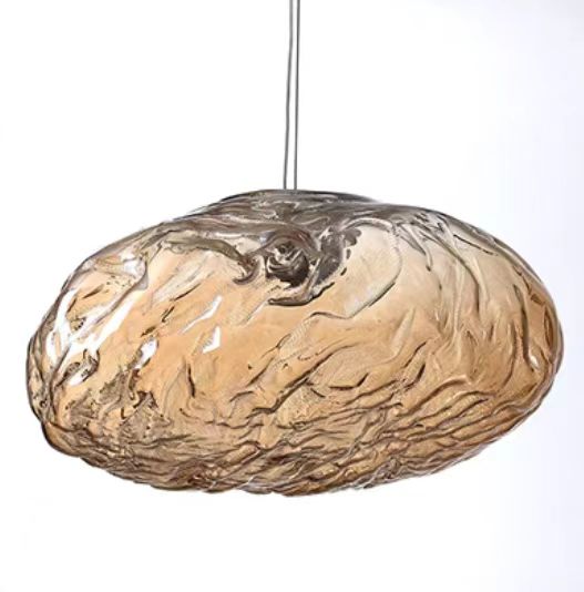Extra Large Nordic Minimalist Glass Cloud Decorative Chandelier for Stairs/Living Room/High-ceiling Room