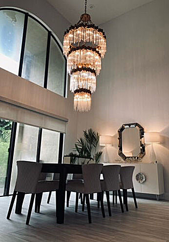 Large Elegant Multi-layers Glam Glass Chandelier for High-ceiling Staircase/Entryway/Living/meeting Room - Richardrider