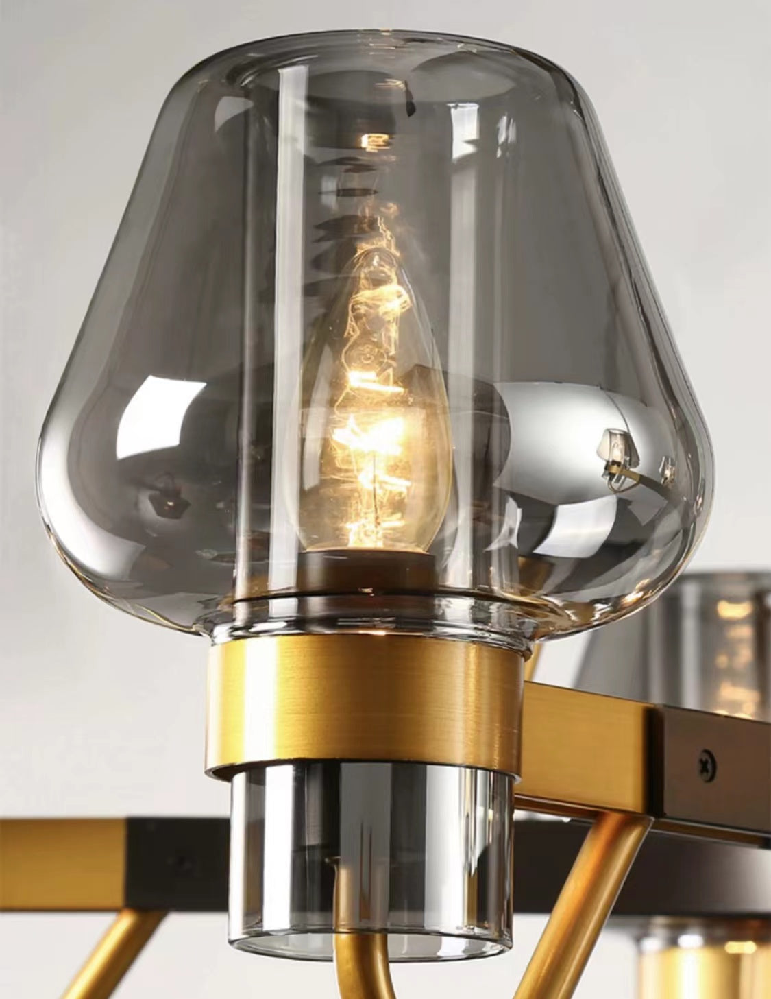 Post-modern Light Luxury Full Brass Chandelier for Living Room/Bedroom - Richardrider