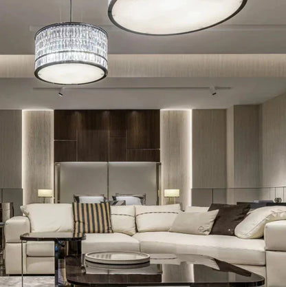 Italian Minimalist Drum Pendant Lamp for Living/Dining Room