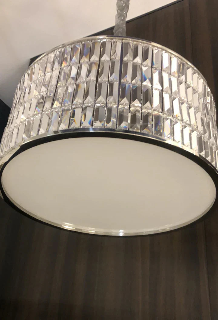 Italian Minimalist Drum Pendant Lamp for Living/Dining Room