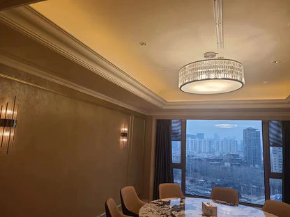 Italian Minimalist Drum Pendant Lamp for Living/Dining Room