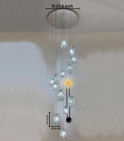 New Arrival Modern Crystal Chandelier for Staircase