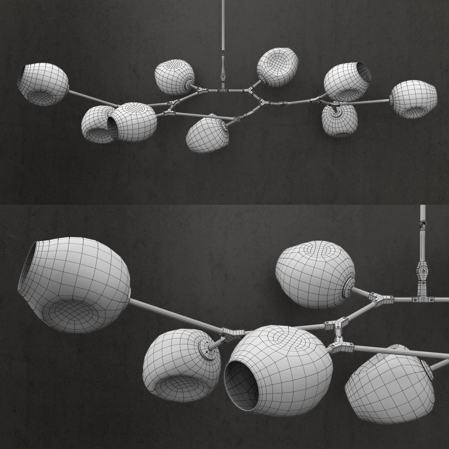 Covington Horizontal Globe Branching Bubble Chandelier - Richardrider
