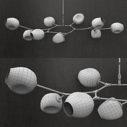 Covington Horizontal Globe Branching Bubble Chandelier - Richardrider