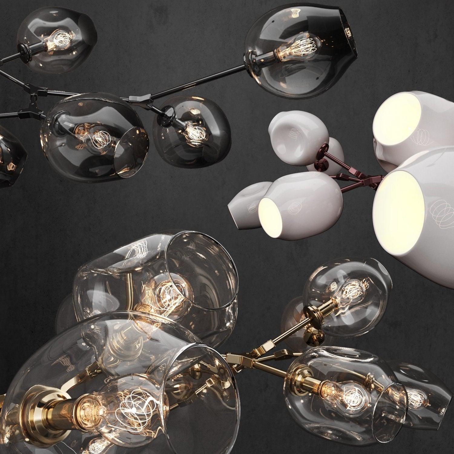Covington Horizontal Globe Branching Bubble Chandelier - Richardrider