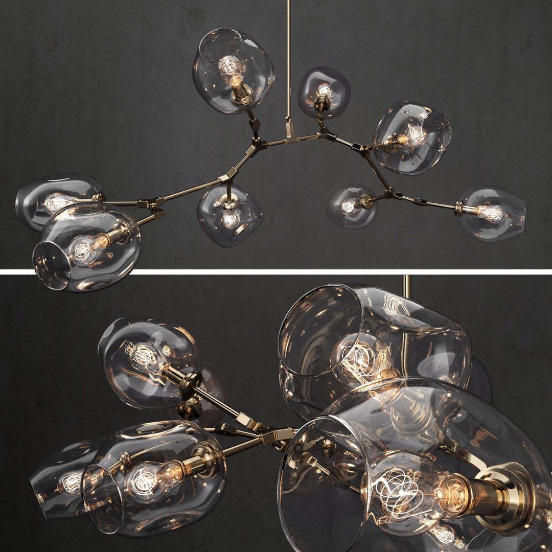 Covington Horizontal Globe Branching Bubble Chandelier - Richardrider